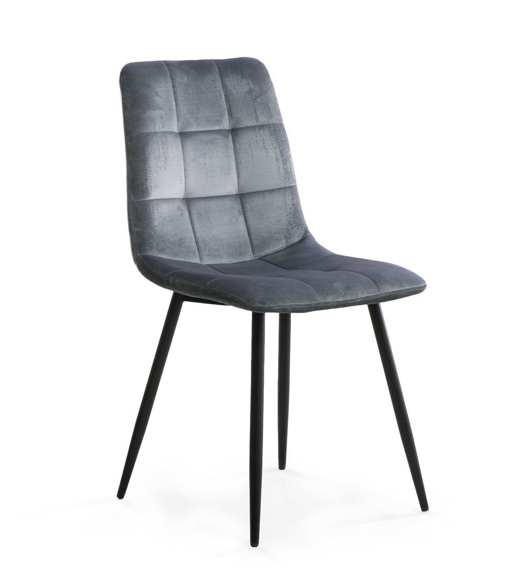 Pack de 4 sillas de comedor de terciopelo ASTRID