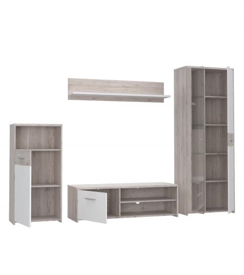 Mueble de salón modular GALENA de 266 cm ancho