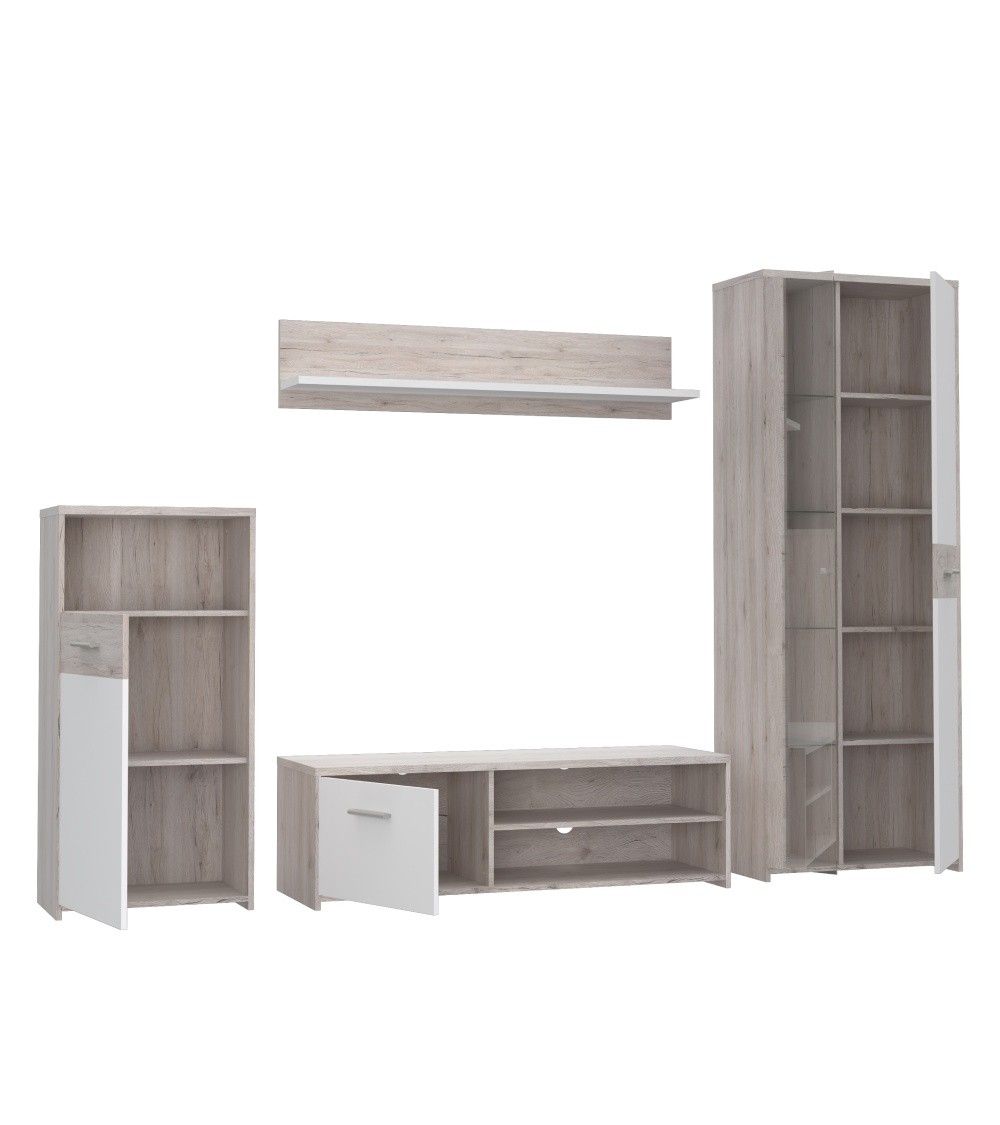 Mueble de salón modular GALENA de 266 cm ancho