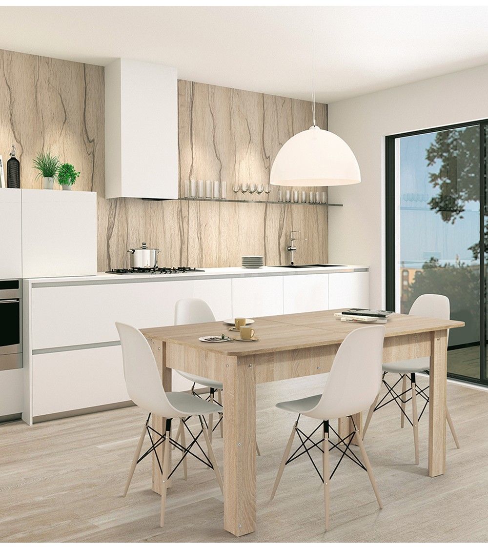 Mesa comedor fija 140 cm DORIAN