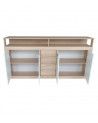 Mueble aparador LUANA 4 puertas 4 cajones