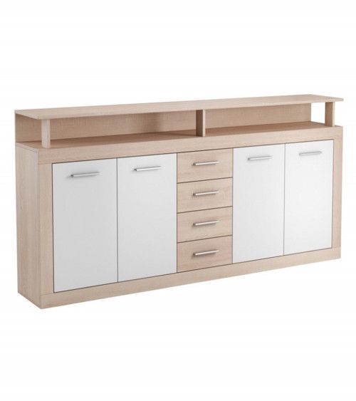 Mueble aparador LUANA 4 puertas 4 cajones