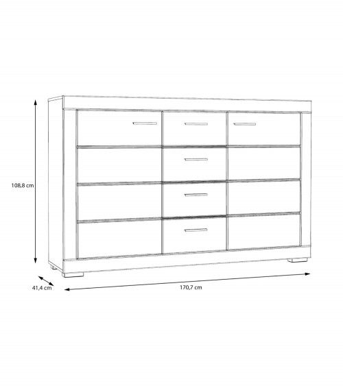 Mueble aparador blanco SNOW