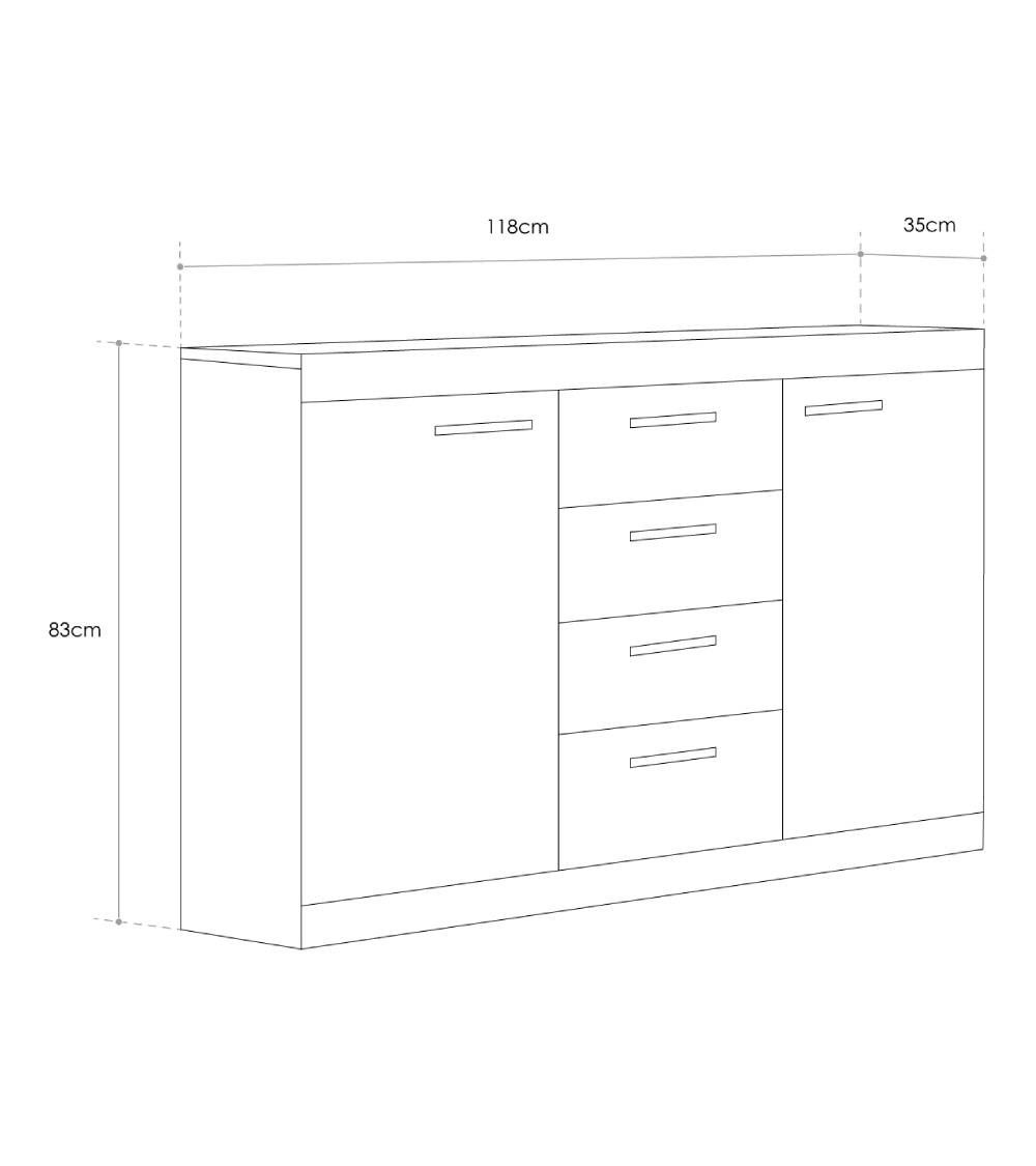 Mueble aparador de salón LEWIS