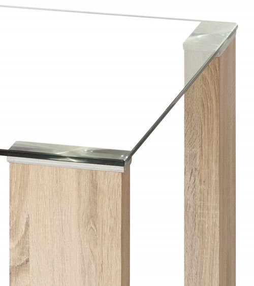 Mesa comedor rectangular cristal CANNES