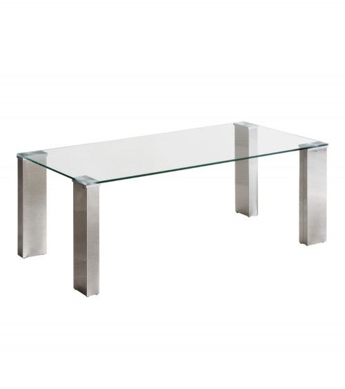 Mesa centro rectangular cristal CANNES
