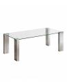 Mesa centro rectangular cristal CANNES