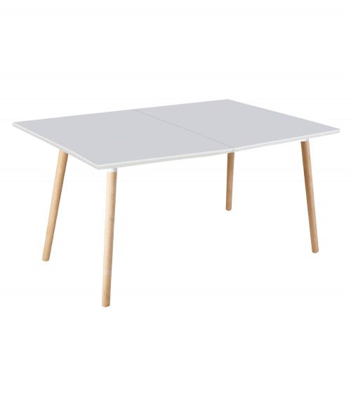 Mesa comedor extensible rectangular NÓRDICA