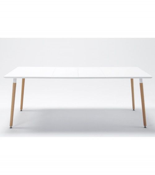 Mesa comedor extensible rectangular NÓRDICA