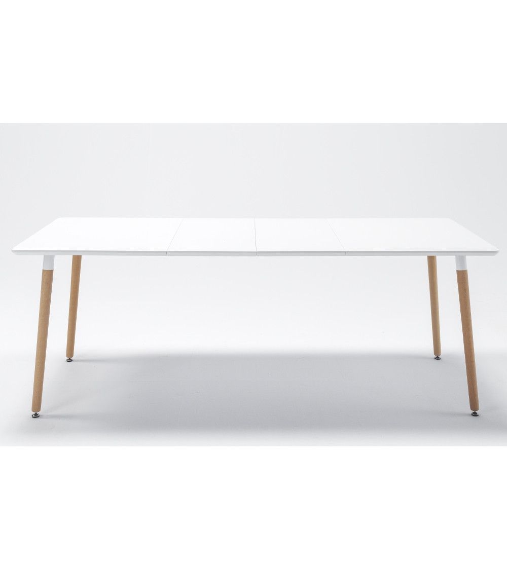 Mesa comedor extensible rectangular NÓRDICA