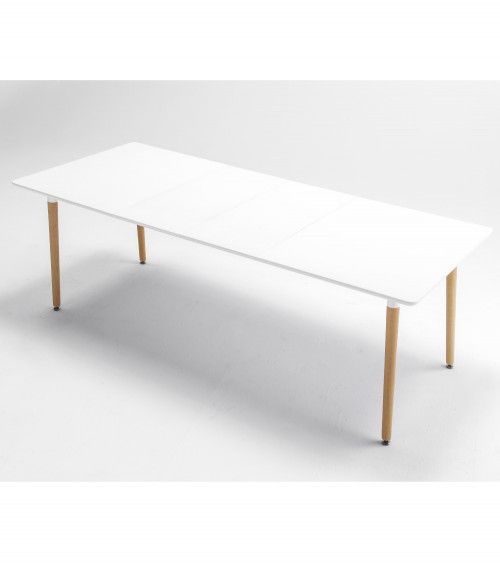 Mesa comedor extensible rectangular NÓRDICA