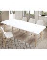 Mesa comedor extensible rectangular NÓRDICA