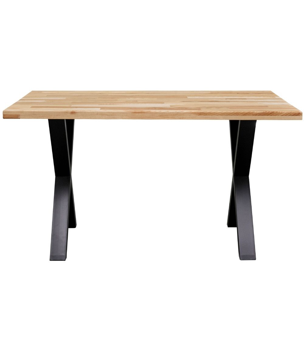 Mesa comedor industrial pata 'X' LINUS