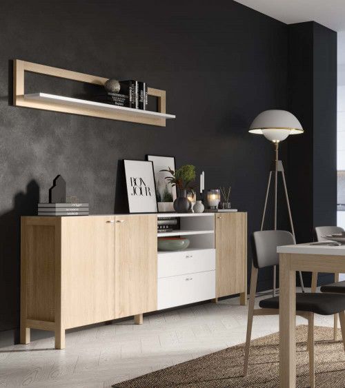 Estante pared BJORN estilo nórdico