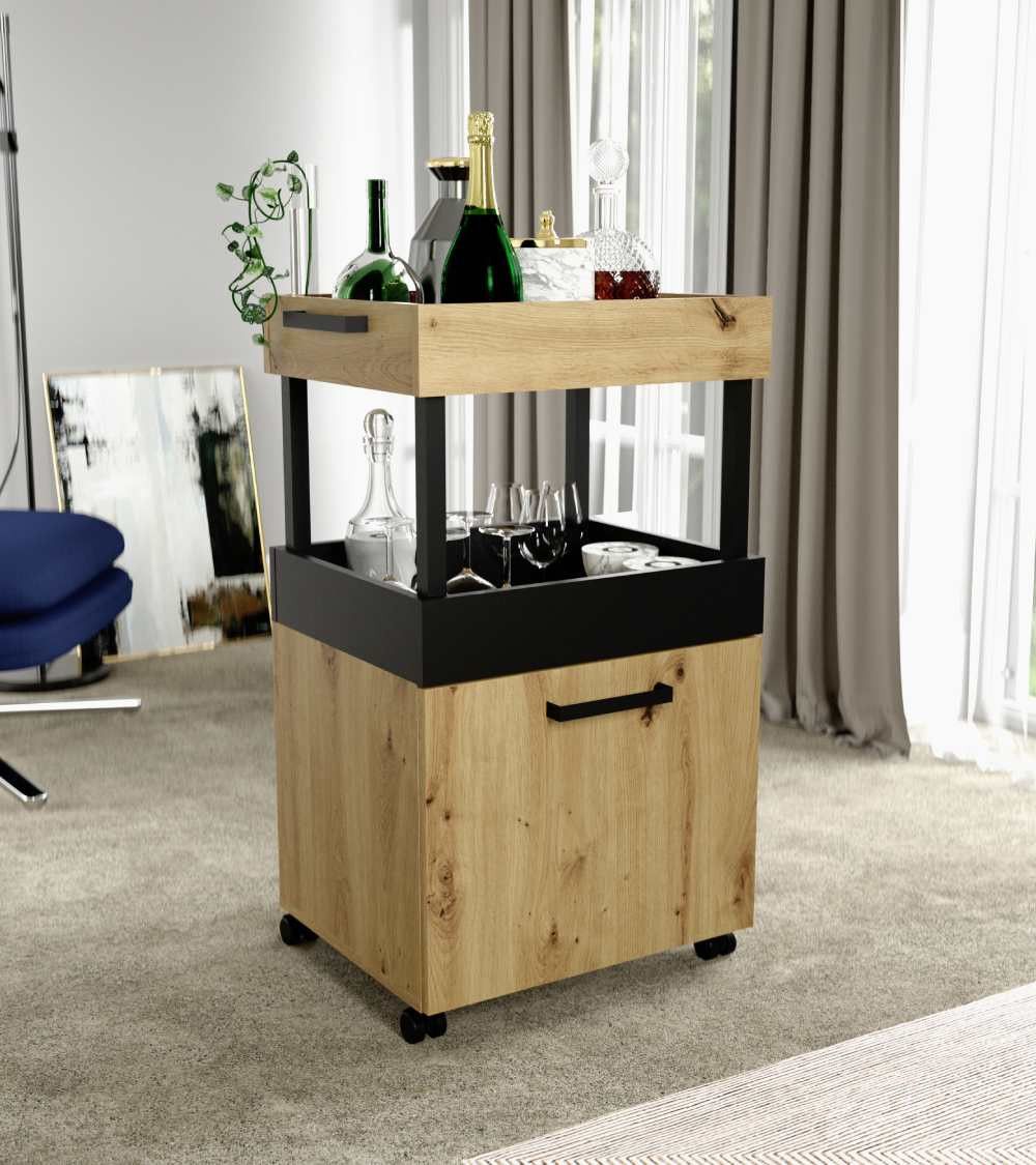 Mueble bar con ruedas FIZZ