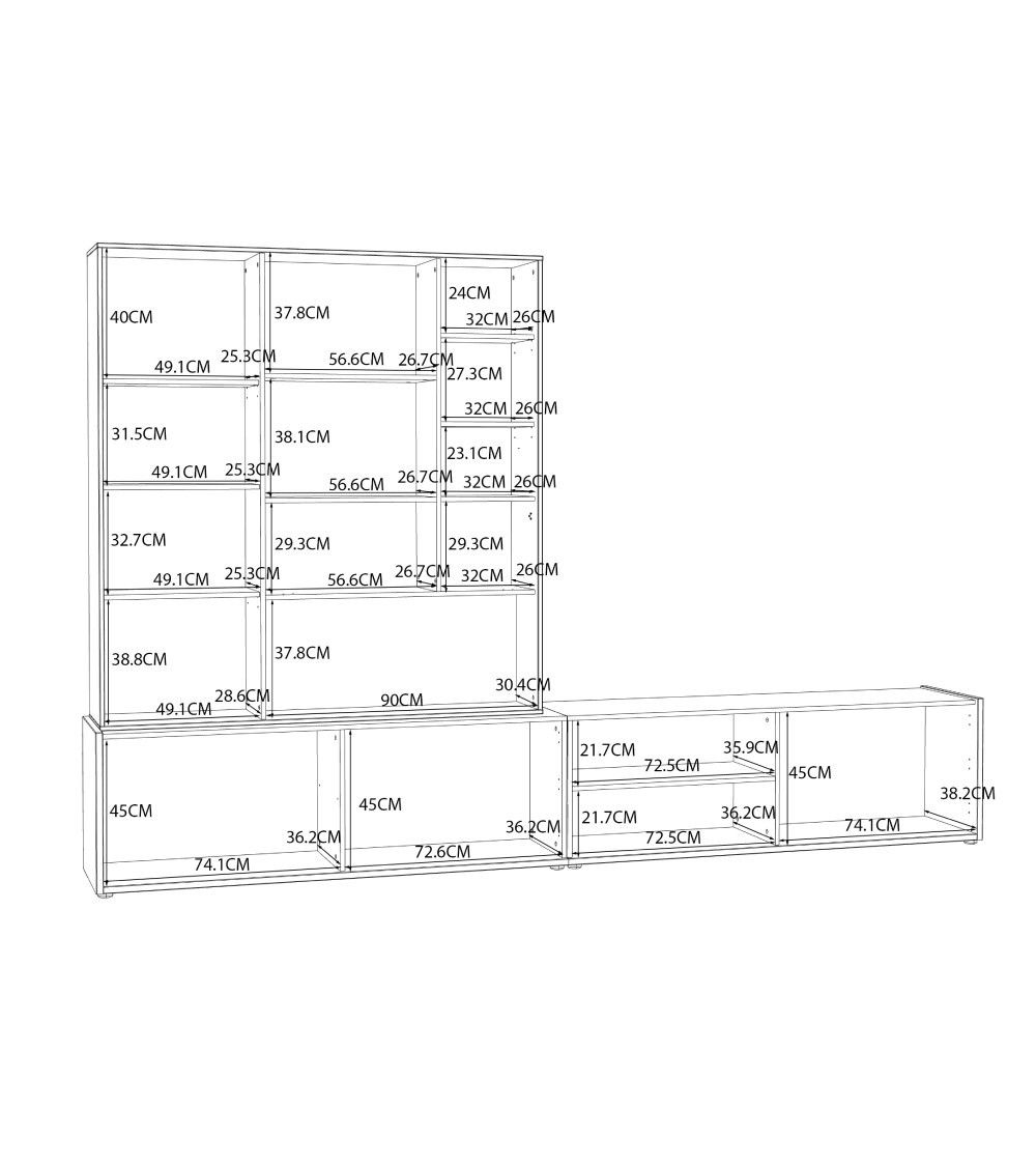 Mueble de salón completo ULISES