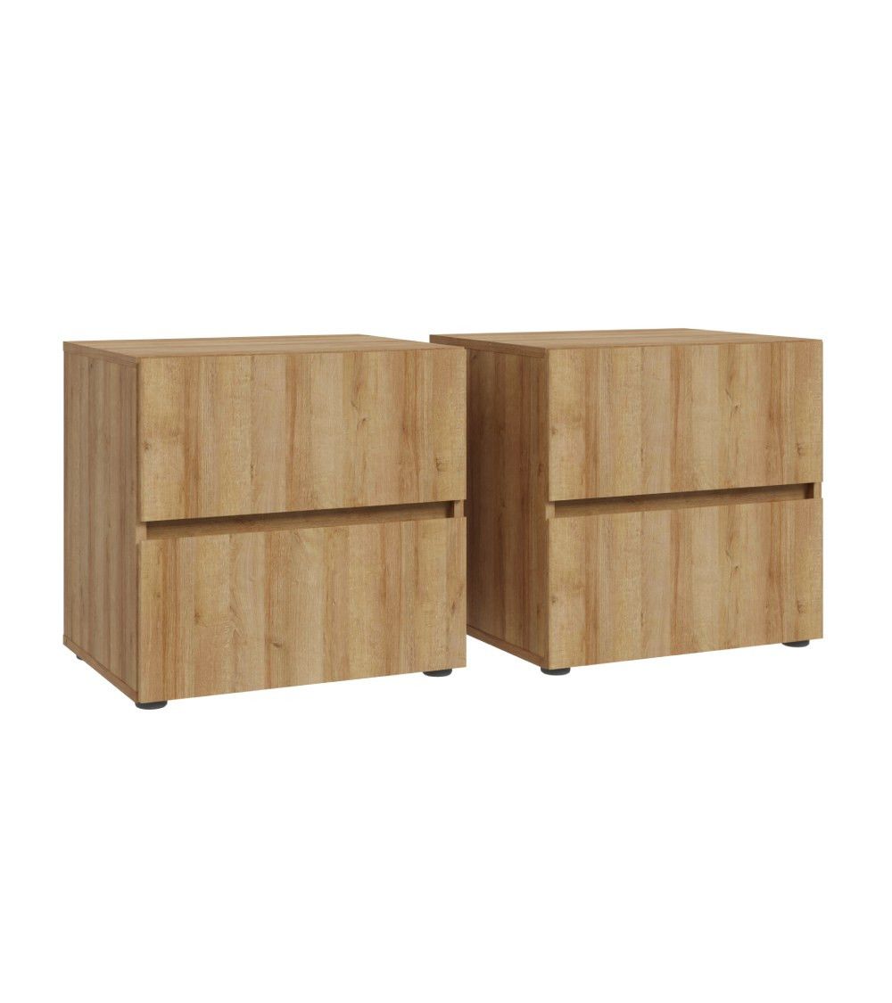 Set de 2 mesitas de noche LENY