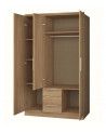 Armario ropero CUBE 3 puertas + 3 cajones