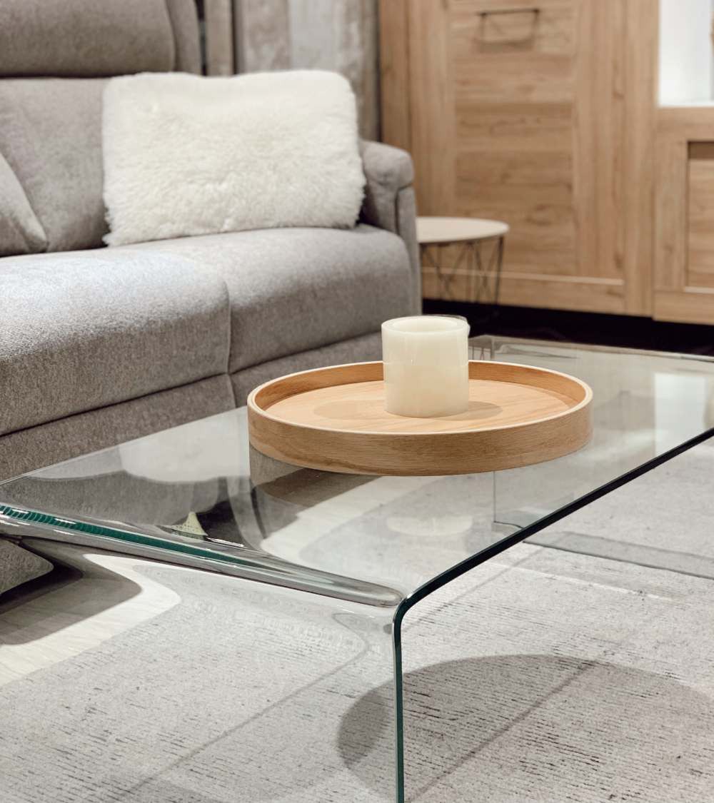 Mesa centro cristal ANGOLA