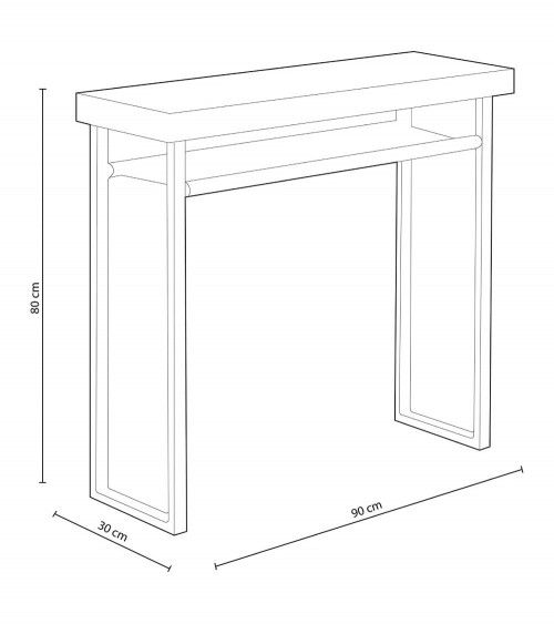 Mueble consola para recibidor DAREK