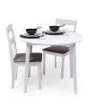 Pack 2 sillas blancas de cocina o comedor Seattle