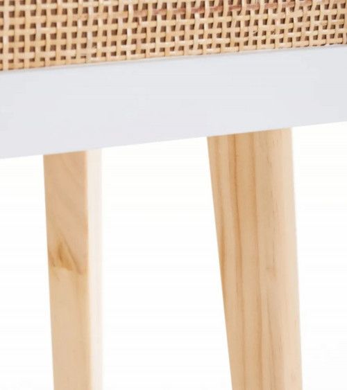 Mesita de noche de ratán SUSI