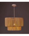 Lámpara de techo TEVA, diseño ratán