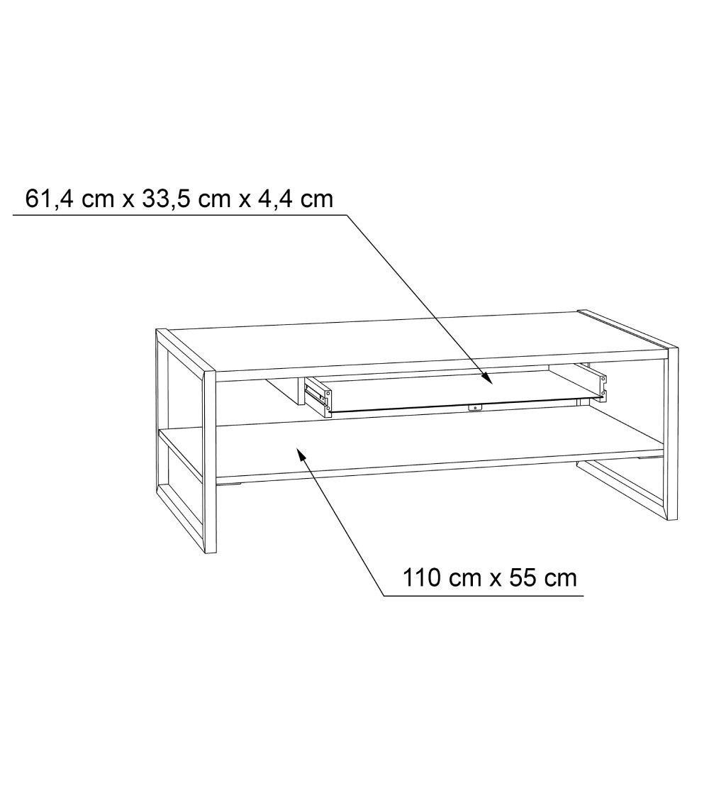 Mesa centro industrial FRANK
