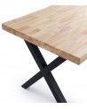 Mesa de comedor industrial DAREK pata X