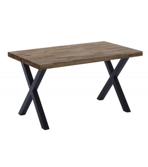 Mesa de comedor industrial DAREK pata X