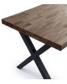 Mesa de comedor industrial DAREK pata X