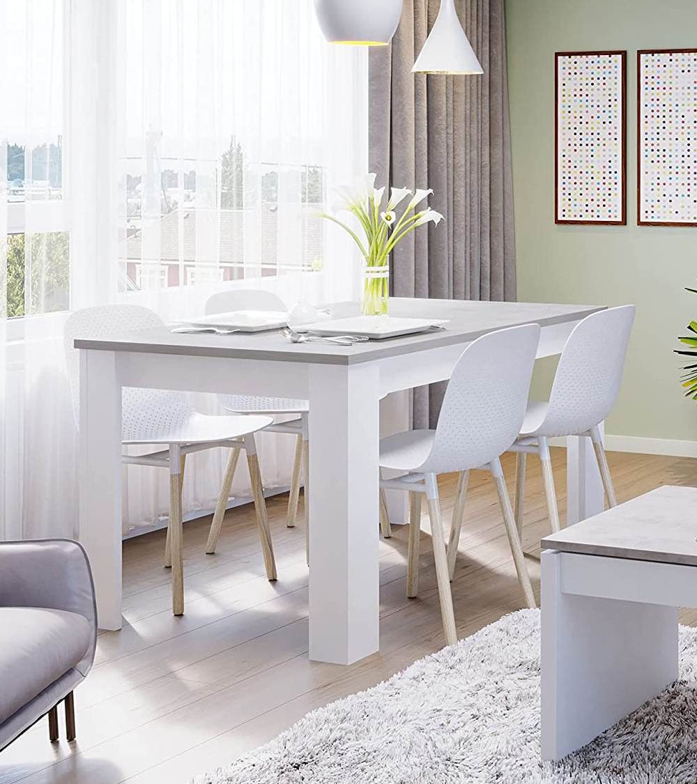 Mesa comedor extensible 140x90 cm KATIA