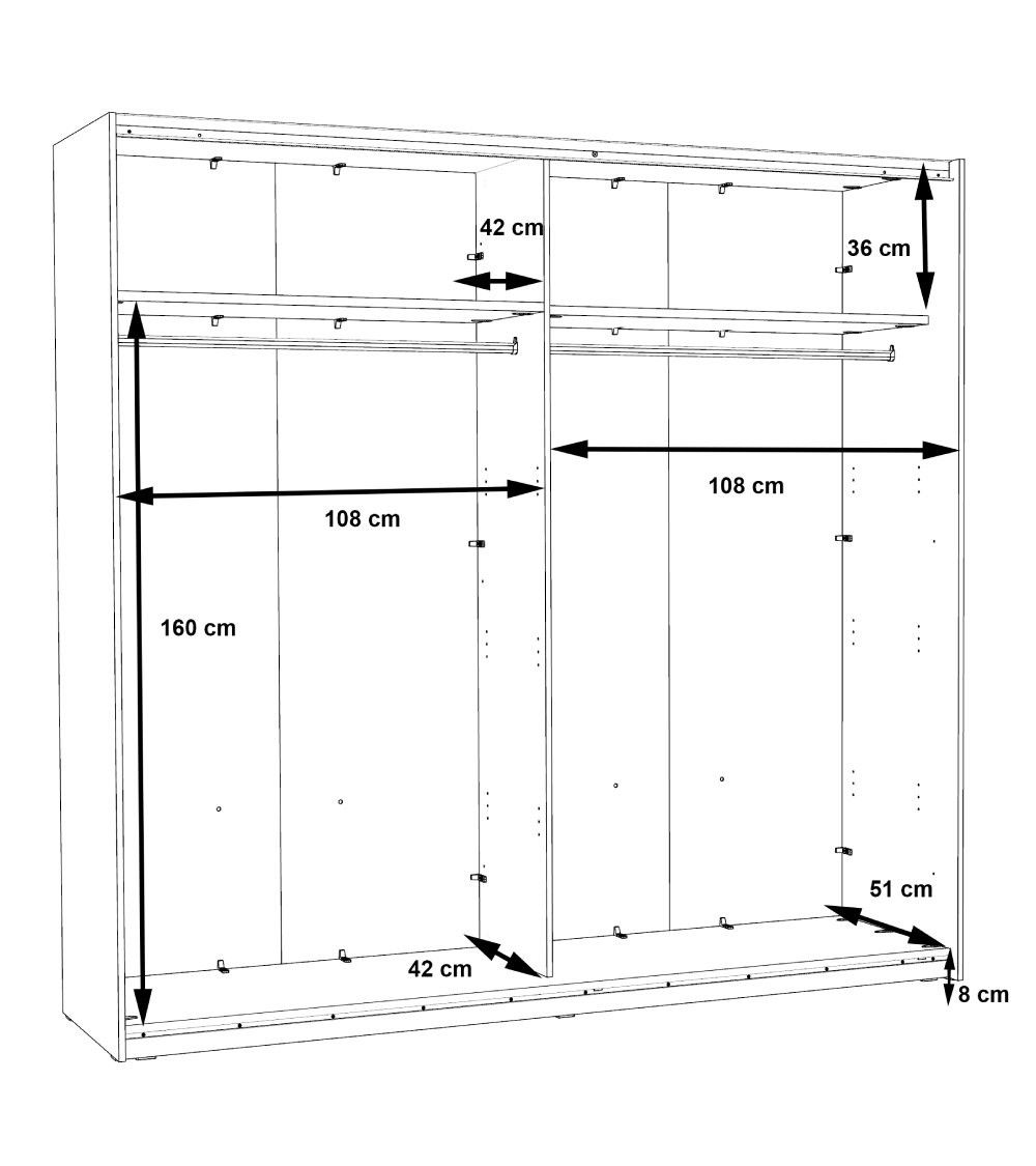 armario puertas correderas roble blanco oferta tarragona