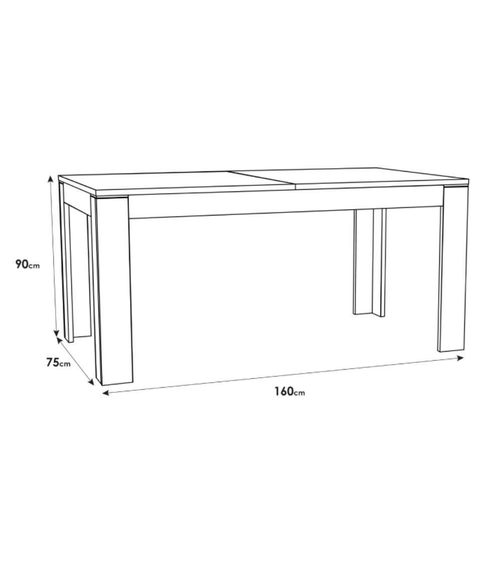Mesa de comedor extensible YUKON