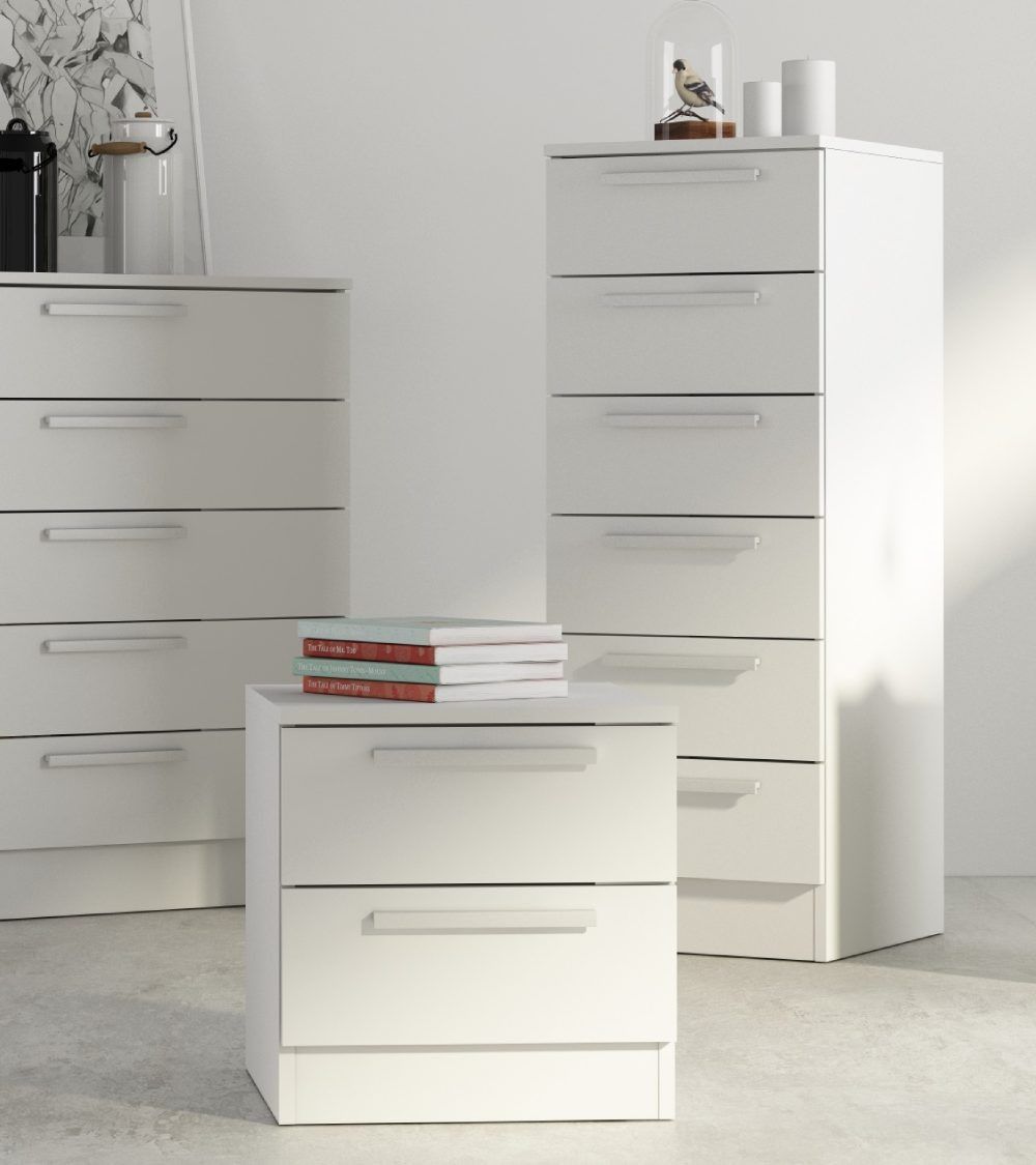 Sinfonier de 6 cajones CUBE - Cómoda alta moderna