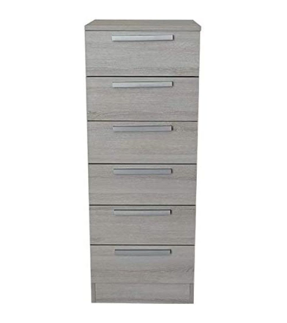 Sinfonier de 6 cajones CUBE - Cómoda alta moderna