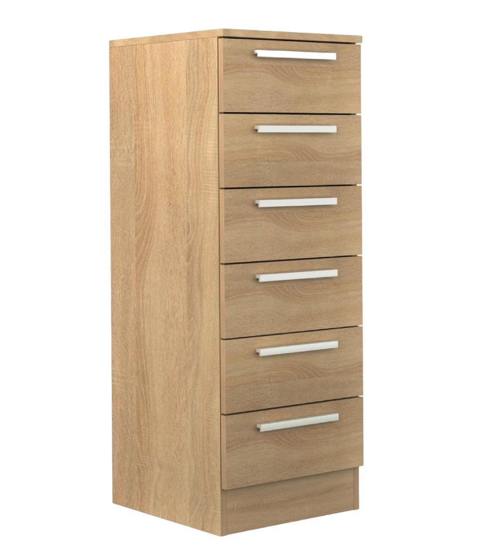 Sinfonier de 6 cajones CUBE - Cómoda alta moderna