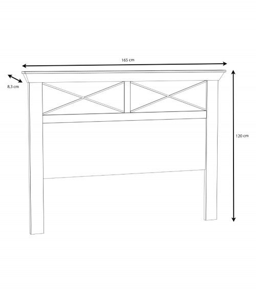 Cabecero cama 165 cm KAREN