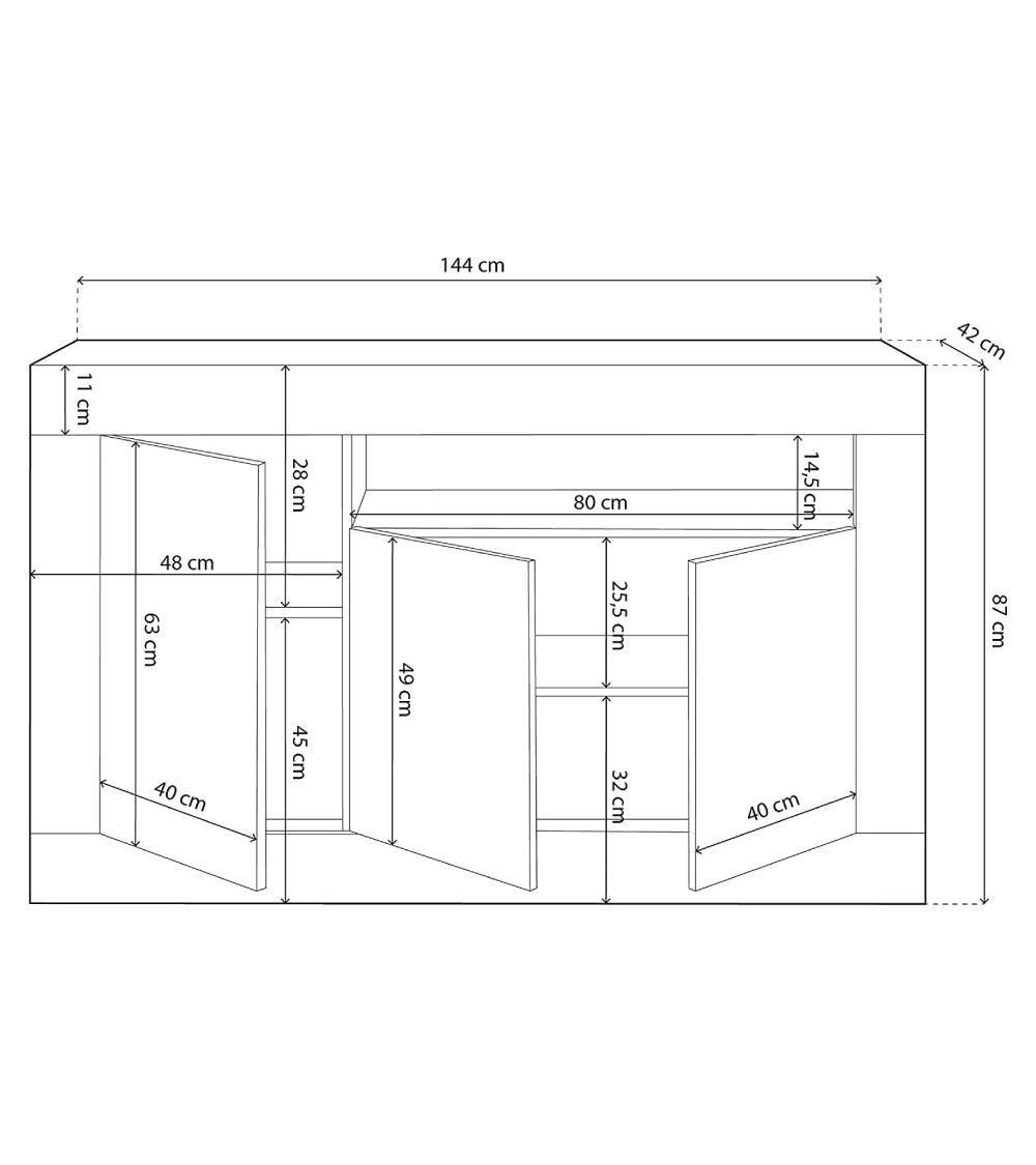 Mueble aparador KENTO