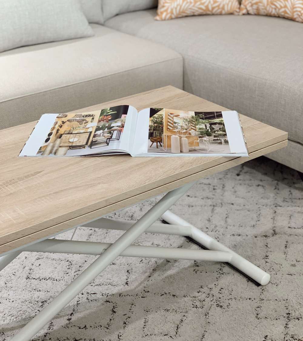 Mesa de centro elevable y extensible FRENZY