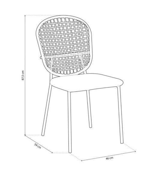 Pack 4 sillas comedor KIRI