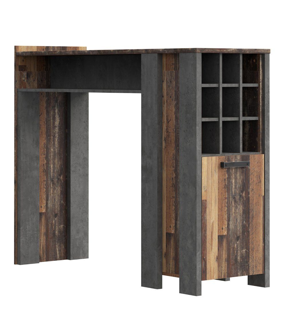 Mueble bar con barra HARALD