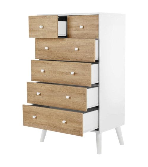 Sinfonier dormitoiro 6 cajones LEAH