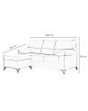 Sofá Chaise Longue reversible HILTON