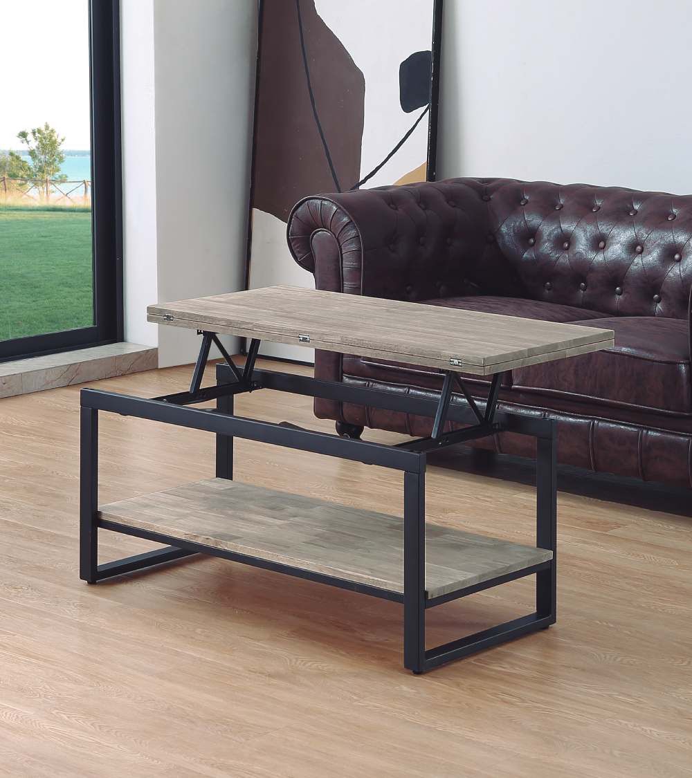 Mesa centro elevable extensible KARL | Cambia Tus Muebles