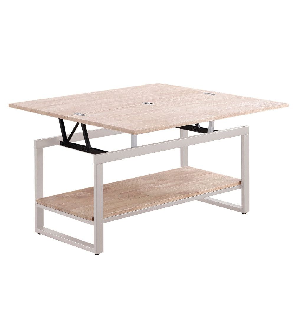 Mesa centro elevable extensible KARL | Cambia Tus Muebles