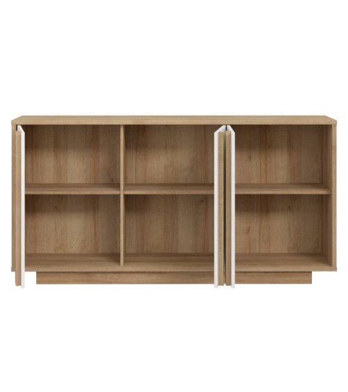 Mueble aparador SIGRID blanco y roble