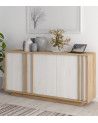 Mueble aparador SIGRID blanco y roble