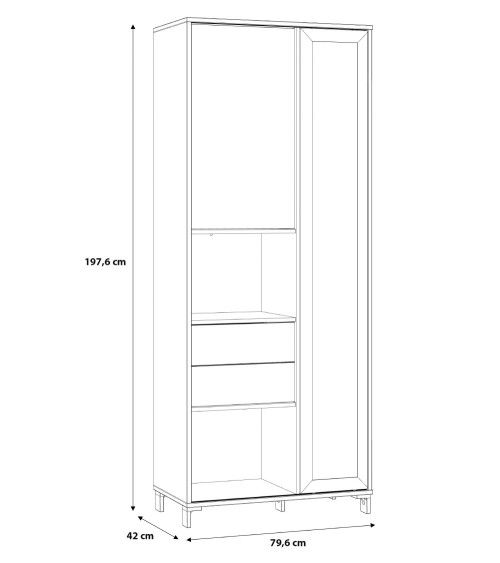Vitrina alta industrial FOLKE