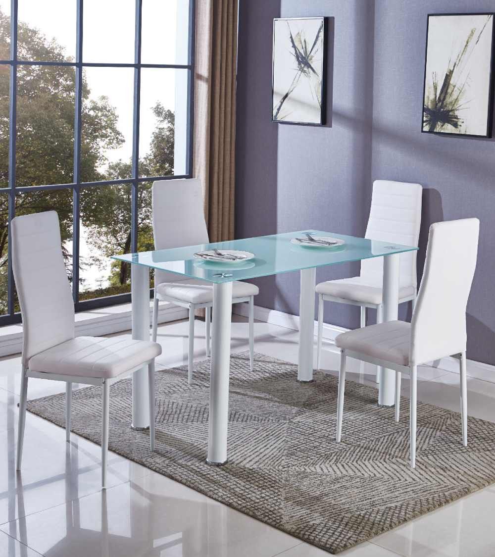 Mesa de cristal rectangular LEIDEN